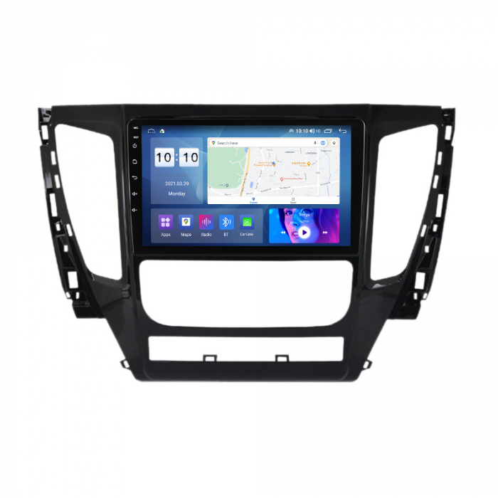Navigatie dedicata Mitsubishi Pajero 2016-2018, 4 GB RAM 32 ROM, Android 13, Display QLED, 9", DSP, Carplay, Android Auto, Internet, Youtube , Waze , WI-FI , USB , Bluetooth [3]