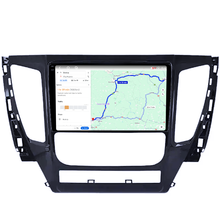 Navigatie dedicata Mitsubishi Pajero 2016-2018, 4GB RAM 64GB ROM, Octacore, Android 14, Display QLED 1K 9", Carplay&Android Auto, SIM 4G, Ventilator Activ [4]