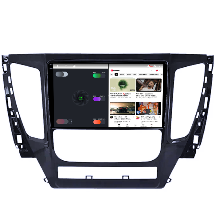 Navigatie dedicata Mitsubishi Pajero 2016-2018, 4GB RAM 64GB ROM, Octacore, Android 14, Display QLED 1K 9", Carplay&Android Auto, SIM 4G, Ventilator Activ [3]