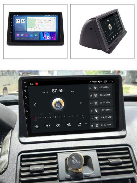 Navigatie dedicata Mitsubishi Pajero Montero V31 1991-2001, 4GB RAM 64GB ROM, Octacore, Android 13, Display QLED 9", DSP, Carplay, Android Auto, Internet, Youtube, Waze, WIFI, Bluetoo [8]