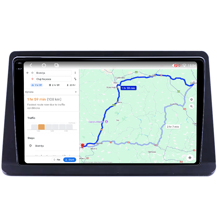 Navigatie dedicata Mitsubishi Pajero Montero V31 1991-2001, 4GB RAM 64GB ROM, Octacore, Android 14, Display QLED 1K 9", Carplay&Android Auto, SIM 4G, Ventilator Activ [4]
