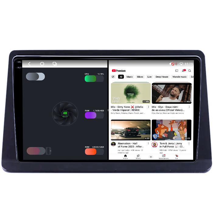 Navigatie dedicata Mitsubishi Pajero Montero V31 1991-2001, 4GB RAM 64GB ROM, Octacore, Android 14, Display QLED 1K 9", Carplay&Android Auto, SIM 4G, Ventilator Activ [3]