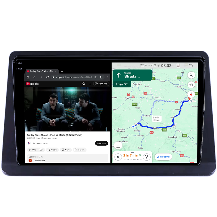 Navigatie dedicata Mitsubishi Pajero Montero V31 Cheetah, 4GB RAM 64GB ROM, Quad Core, Display 9" QLED 1K, Carplay, Android 14, Bluetooth, Magazin Play, Suport Camere AHD [4]