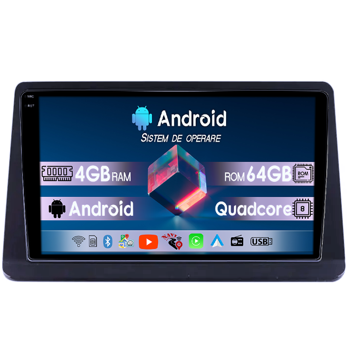 Navigatie dedicata Mitsubishi Pajero Montero V31 Cheetah, 4GB RAM 64GB ROM, Quad Core, Display 9" QLED 1K, Carplay, Android 14, Bluetooth, Magazin Play, Suport Camere AHD [1]