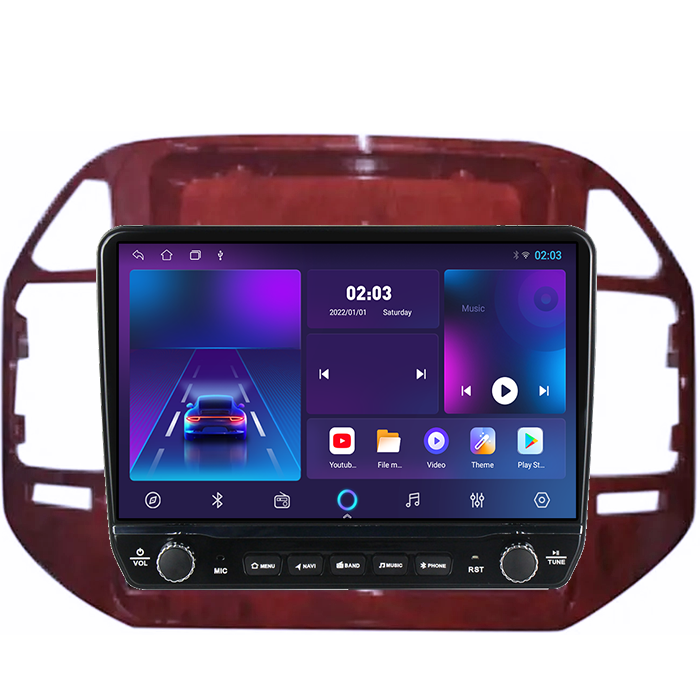 Navigatie dedicata Mitsubishi Pajero V73 Tesla cu butoane rotative model 2024, 4GB RAM 64GB ROM, Procesor Quadcore, Android 14, Display QLED 10", DSP, Carplay&Android Auto [5]