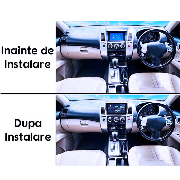Navigatie dedicata Mitsubishi Pajero Sport 2014+, 4GB RAM 64GB ROM, Octacore, Android 14, Display QLED 1K 9", Carplay&Android Auto, SIM 4G, Ventilator Activ [5]