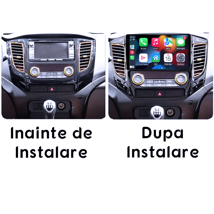 Navigatie dedicata Mitsubishi Pajero Sport, 4GB RAM 64GB ROM, Procesor Qualcomm Octacore, Android 14, Rezolutie 2K, Display QLED 9", DSP, Carplay&Android Auto, SIM 4G [6]