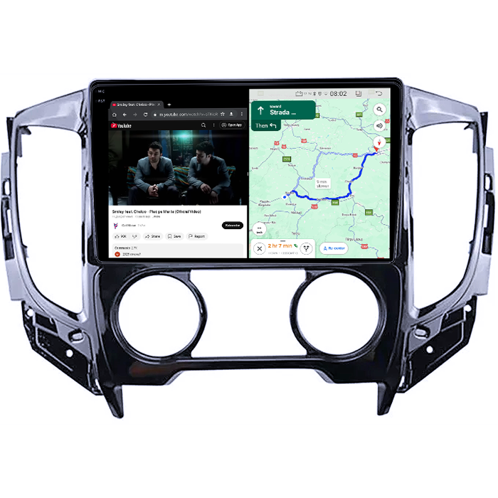 Navigatie dedicata Mitsubishi Pajero Sport, 4GB RAM 64GB ROM, Quadcore, Android 14, Display QLED 1K, 9", DSP, Carplay&Android Auto, , Suport Camere AHD [5]
