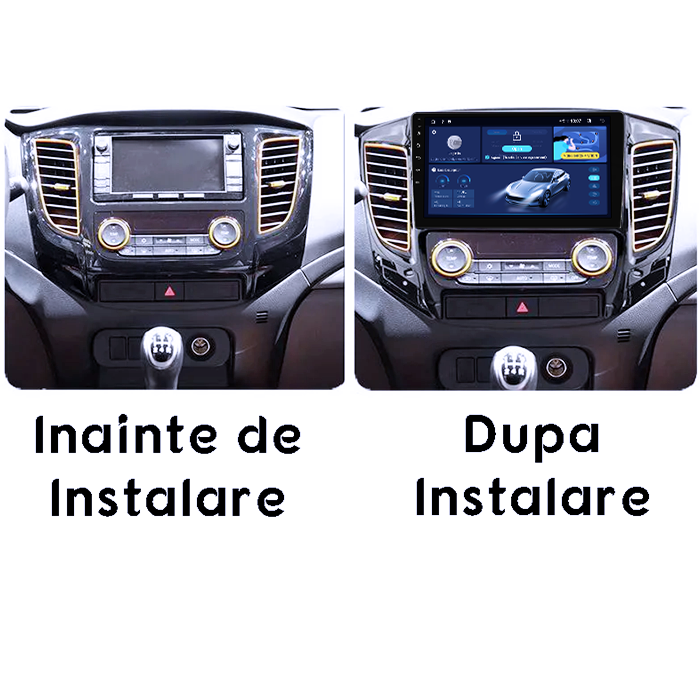 Navigatie dedicata Mitsubishi Pajero Sport, 4GB RAM 64GB ROM, Quadcore, Android 14, Display QLED 1K, 9", DSP, Carplay&Android Auto, , Suport Camere AHD [2]