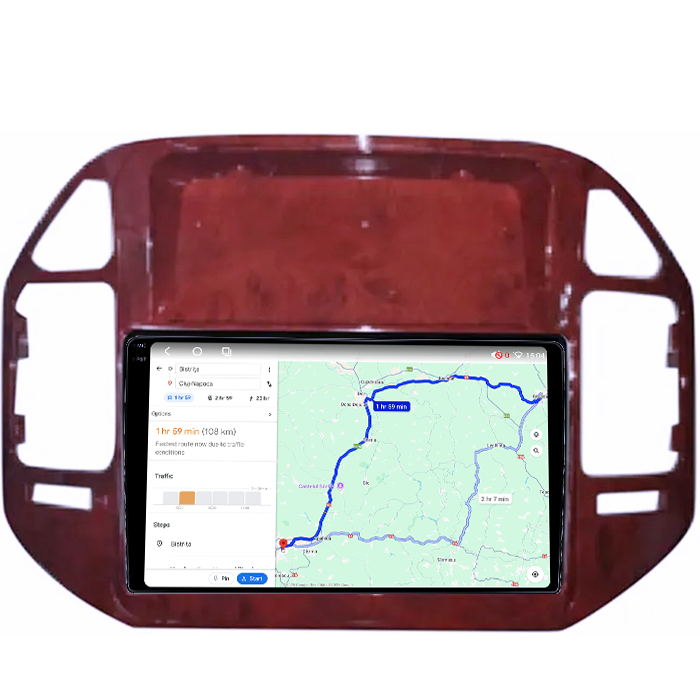 Navigatie dedicata Mitsubishi Pajero V73 2004-2011, 4GB RAM 64GB ROM, Octacore, Android 14, Display QLED 1K 9", Carplay&Android Auto, SIM 4G, Ventilator Activ [4]