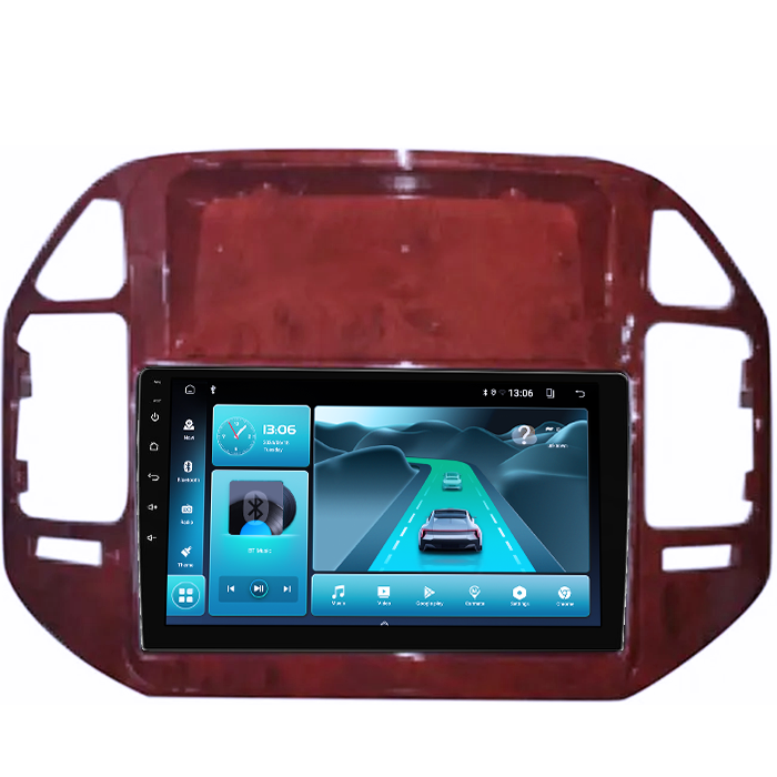(Resigilata) Navigatie dedicata Mitsubishi Pajero V73 2004-2011, maro, 2GB RAM 32GB ROM, Quad Core, Display 9" IPS Full HD, Carplay&Android Auto, Android 14, Suport camere AHD [2]