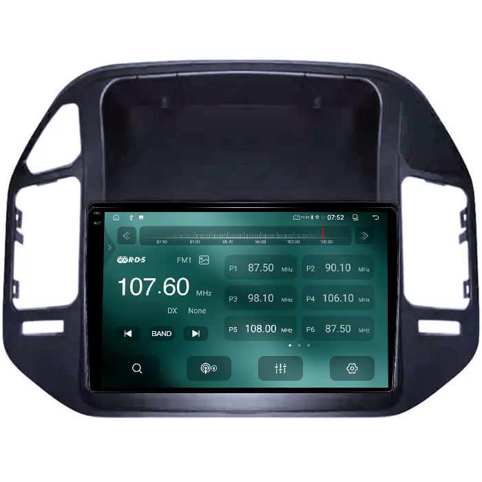 Navigatie dedicata Mitsubishi Pajero V73, 4GB RAM 64GB ROM, Quad Core, Display 9" QLED 1K, Carplay, Android 14, Bluetooth, Magazin Play, Suport Camere AHD [3]