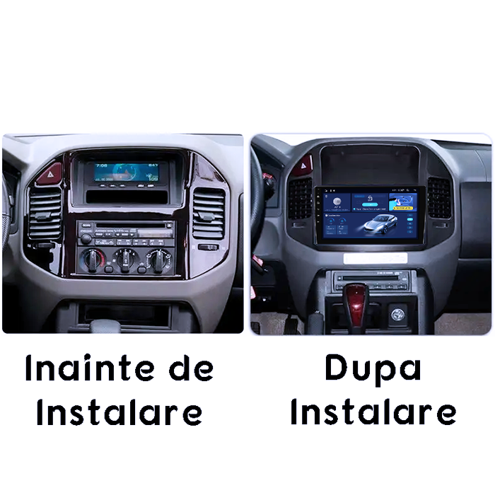 Navigatie dedicata Mitsubishi Pajero V73, 4GB RAM 64GB ROM, Quad Core, Display 9" QLED 1K, Carplay, Android 14, Bluetooth, Magazin Play, Suport Camere AHD [5]