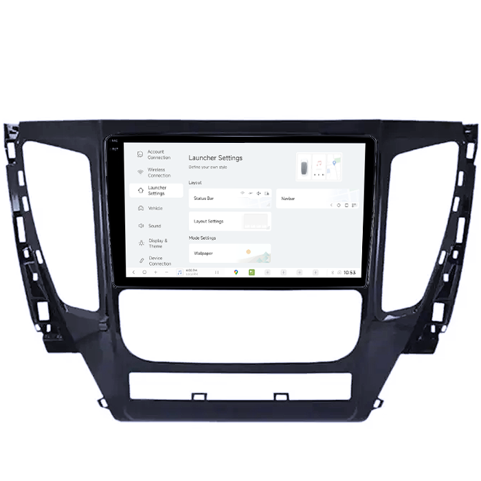 Navigatie dedicata Mitsubishi Pajero 2016-2018, DUDU3, 4GB RAM 64GB ROM, Octacore, Platforma 8581, Android, Display QLED 9", DSP, Carplay&AndroidAuto [5]