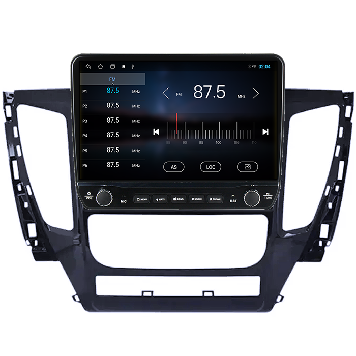Navigatie dedicata Mitsubishi Pajero 2016-2018 Tesla cu butoane rotative model 2024, 4GB RAM 64GB ROM, Procesor Quadcore, Android 14, Display QLED 10", DSP, Carplay&Android Auto [3]