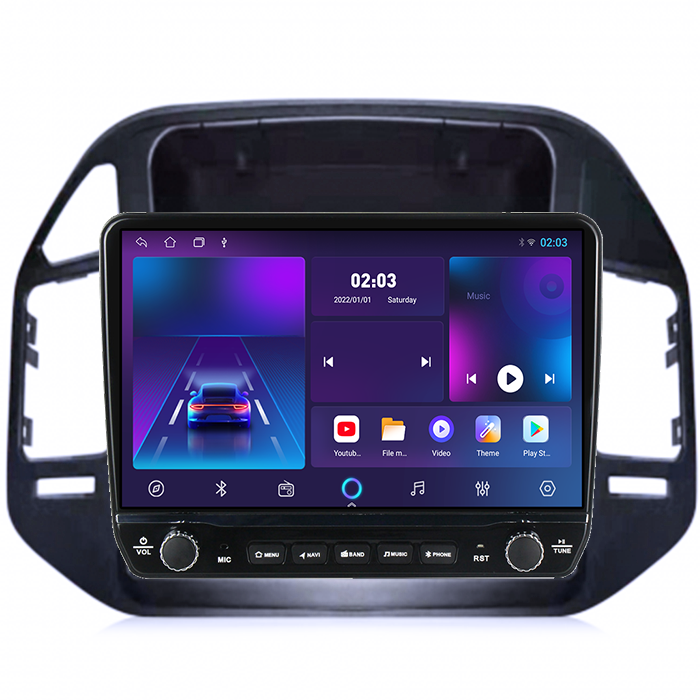 Navigatie dedicata Mitsubishi Pajero V73 Tesla cu butoane rotative model 2024, 4GB RAM 64GB ROM, Procesor Quadcore, Android 14, Display QLED 10", DSP, Carplay&Android Auto [5]