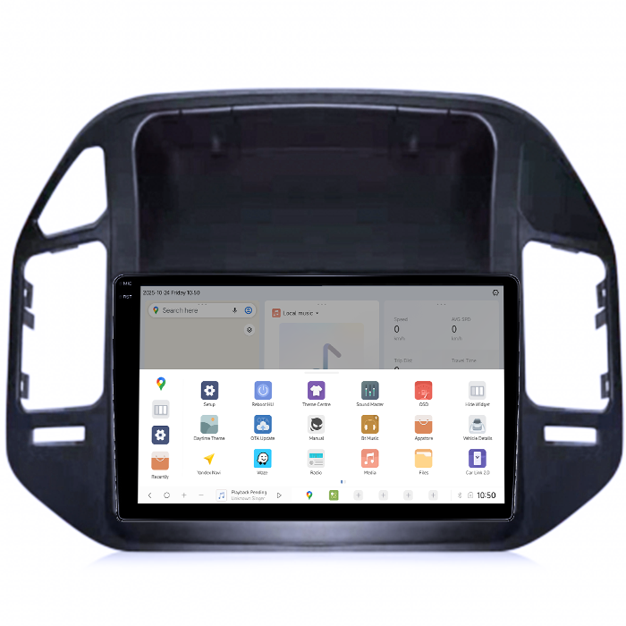 Navigatie dedicata Mitsubishi Pajero V73, DUDU3, 4GB RAM 64GB ROM, Octacore, Platforma 8581, Android, Display QLED 9", DSP, Carplay&AndroidAuto [3]
