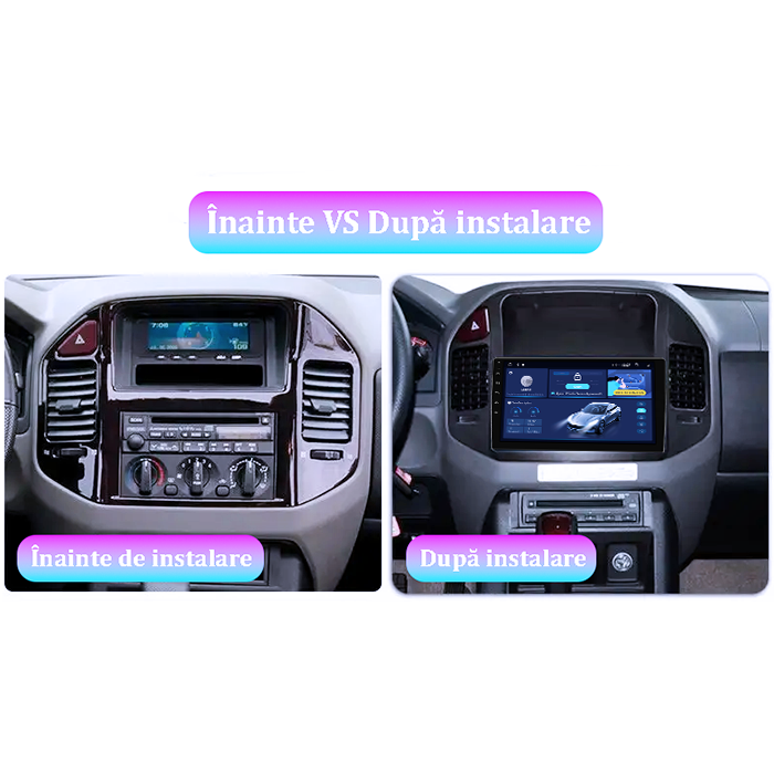 Navigatie dedicata Mitsubishi Pajero V73, DUDU3, 4GB RAM 64GB ROM, Octacore, Platforma 8581, Android, Display QLED 9", DSP, Carplay&AndroidAuto [6]