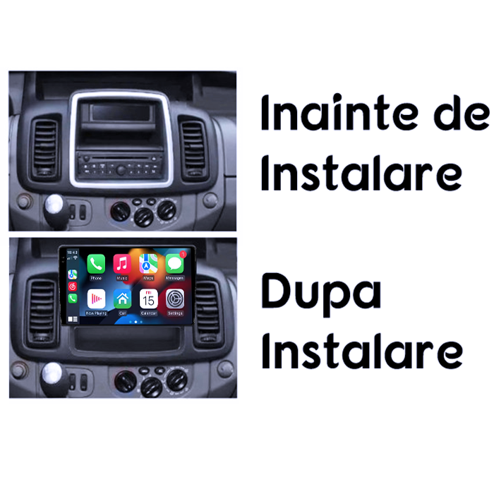 Navigatie dedicata Nissan Primastar 2001-2014, 8GB RAM 128GB ROM, Octacore, Platforma 7862, Android 14, Display QLED 9" 2K, Suporta camera 360", DSP, Carplay&Android [2]