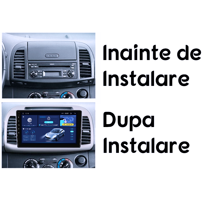Navigatie dedicata Nissan Micra 2002-2010, 12GB RAM 256GB ROM, Android 14, Rezolutie 2K, Display QLED, 9", DSP, Carplay, Android Auto, Internet, Youtube, Waze, Wi Fi, USB [5]