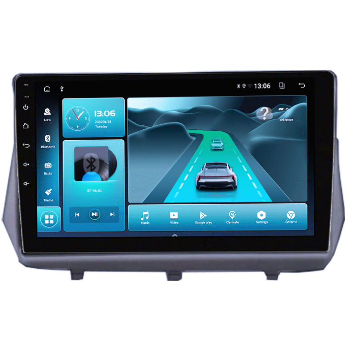 Navigatie dedicata Mitsubishi Savrin 2004-2012, 4GB RAM 64GB ROM, Quadcore, Android 14, Display QLED  9", DSP, Carplay&Android Auto, Suport camere AHD [4]