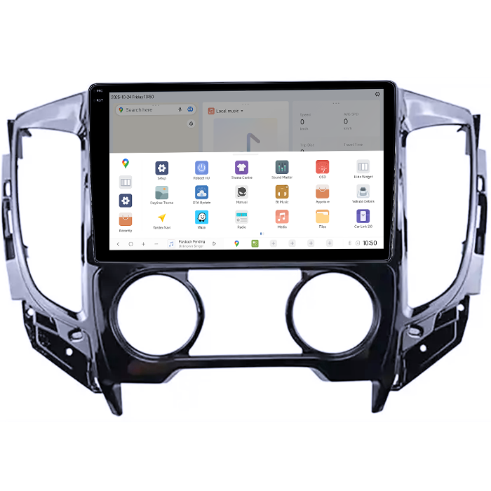 Navigatie dedicata Mitsubishi Triton 2015, DUDU3, 4GB RAM 64GB ROM, Octacore, Platforma 8581, Android, Display QLED 9", DSP, Carplay&AndroidAuto [3]