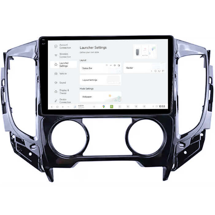 Navigatie dedicata Mitsubishi Triton 2015, DUDU3, 4GB RAM 64GB ROM, Octacore, Platforma 8581, Android, Display QLED 9", DSP, Carplay&AndroidAuto [5]
