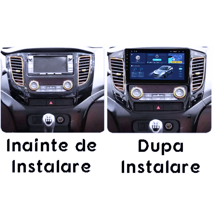 Navigatie dedicata Mitsubishi Triton 2015, 4GB RAM 64GB ROM, Octacore, Android 14, Display QLED 1K 9", Carplay&Android Auto, SIM 4G, Ventilator Activ [5]