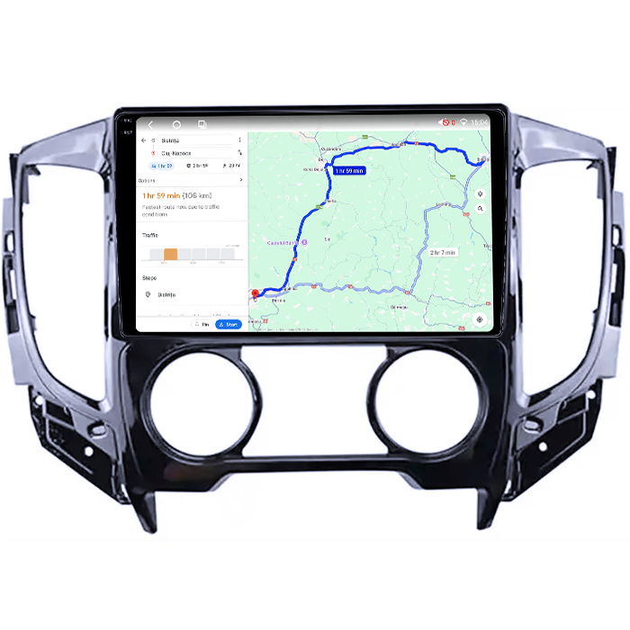 Navigatie dedicata Mitsubishi Triton 2015, 4GB RAM 64GB ROM, Octacore, Android 14, Display QLED 1K 9", Carplay&Android Auto, SIM 4G, Ventilator Activ [4]