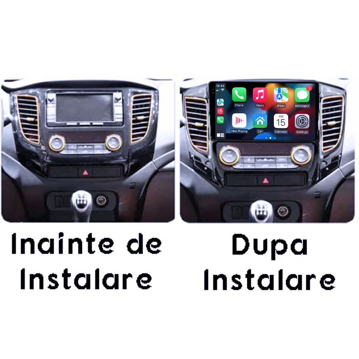 Navigatie dedicata Mitsubishi Triton 2015, 4GB RAM 64GB ROM, Procesor Qualcomm Octacore, Android 14, Rezolutie 2K, Display QLED 9", DSP, Carplay&Android Auto, SIM 4G [6]