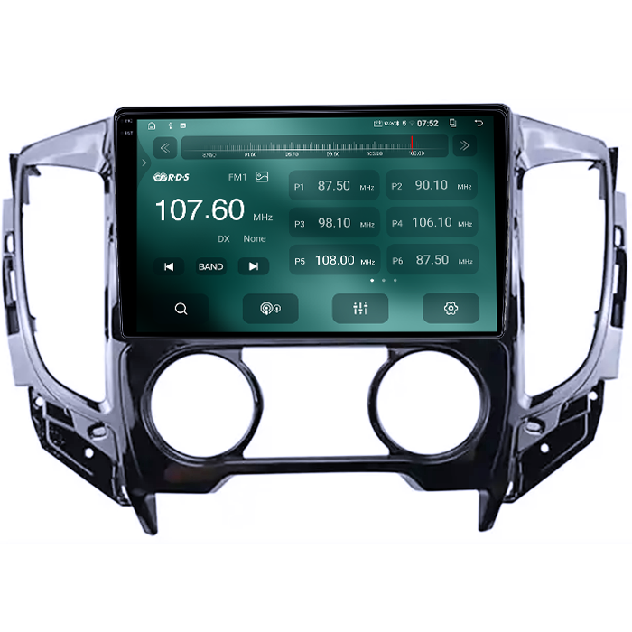 Navigatie dedicata Mitsubishi Triton 2015, 4GB RAM 64GB ROM, Quad Core, Display 9" QLED 1K, Carplay, Android 14, Bluetooth, Magazin Play, Suport Camere AHD [4]