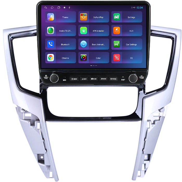 Navigatie dedicata Mitsubishi Triton 2019 Tesla cu butoane rotative model 2024, 4GB RAM 64GB ROM, Procesor Quadcore, Android 14, Display QLED 10", DSP, Carplay&Android Auto [4]