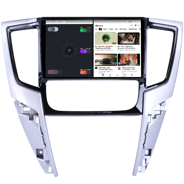 Navigatie dedicata Mitsubishi Triton 2019, 4GB RAM 64GB ROM, Procesor Qualcomm Octacore, Android 14, Rezolutie 2K, Display QLED 9", DSP, Carplay&Android Auto, SIM 4G [3]