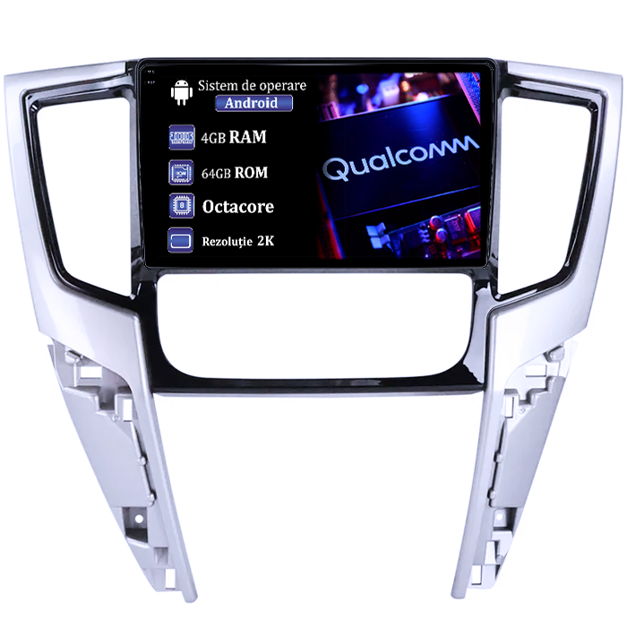 Navigatie dedicata Mitsubishi Triton 2019, 4GB RAM 64GB ROM, Procesor Qualcomm Octacore, Android 14, Rezolutie 2K, Display QLED 9", DSP, Carplay&Android Auto, SIM 4G [1]
