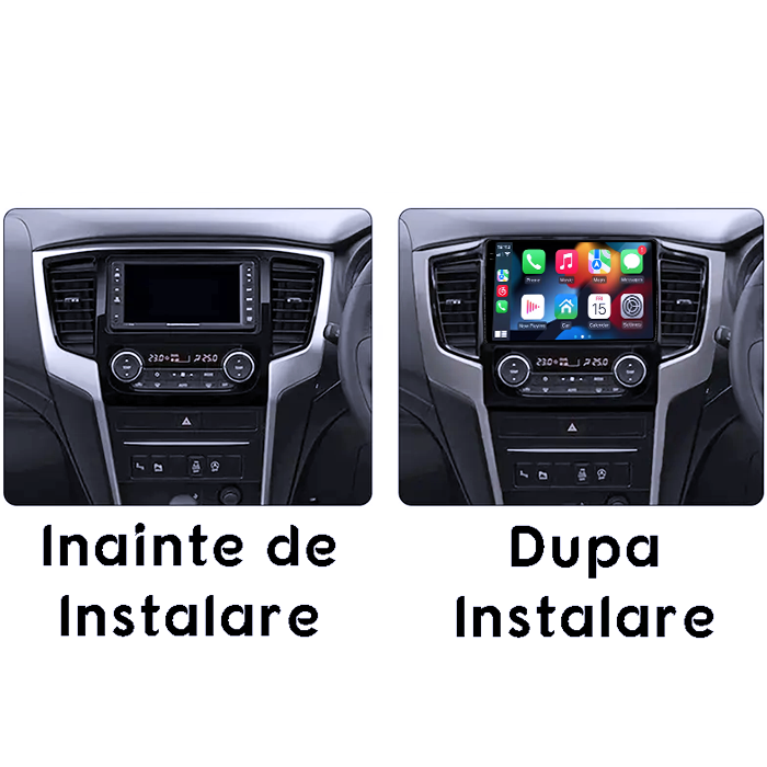 Navigatie dedicata Mitsubishi Triton 2019, 4GB RAM 64GB ROM, Procesor Qualcomm Octacore, Android 14, Rezolutie 2K, Display QLED 9", DSP, Carplay&Android Auto, SIM 4G [7]