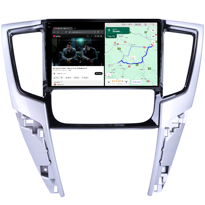 Navigatie dedicata Mitsubishi Triton 2019, 4GB RAM 64GB ROM, Quad Core, Display 9" QLED 1K, Carplay, Android 14, Bluetooth, Magazin Play, Suport Camere AHD [4]