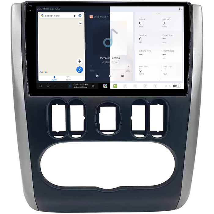 Navigatie dedicata Nissan Almera 2012-2019, DUDU3, 4GB RAM 64GB ROM, Octacore, Platforma 8581, Android, Display QLED 9", DSP, Carplay&AndroidAuto [2]
