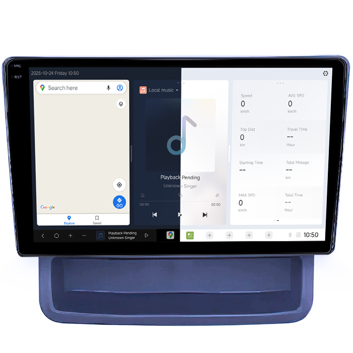 Navigatie dedicata Trafic 2010-2014, DUDU3, 4GB RAM 64GB ROM, Octacore, Platforma 8581, Android, Display QLED 9", DSP, Carplay&AndroidAuto [2]