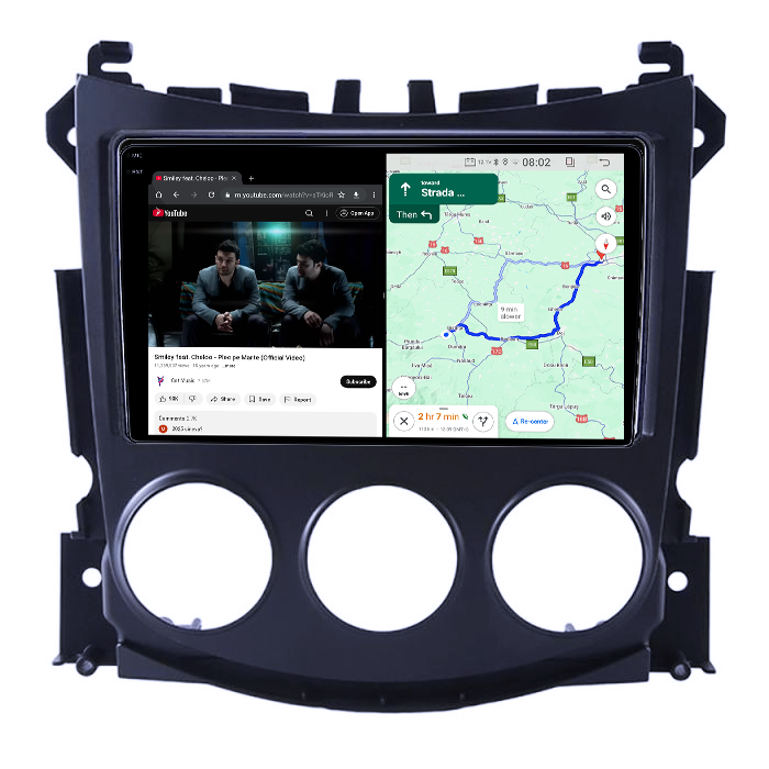 Navigatie dedicata Nissan 370Z 2008-2011,4GB RAM 64GB ROM, Quadcore, Android 14, Display QLED 1K, 9", DSP, Carplay&Android Auto, Suport camere AHD [4]