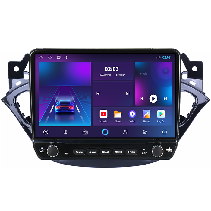 Navigatie dedicata Opel Corsa 2014-2019 Tesla cu butoane rotative model 2024, 4GB RAM 64GB ROM, Procesor Quadcore, Android 14, Display QLED 10", DSP, Carplay&Android Auto [6]