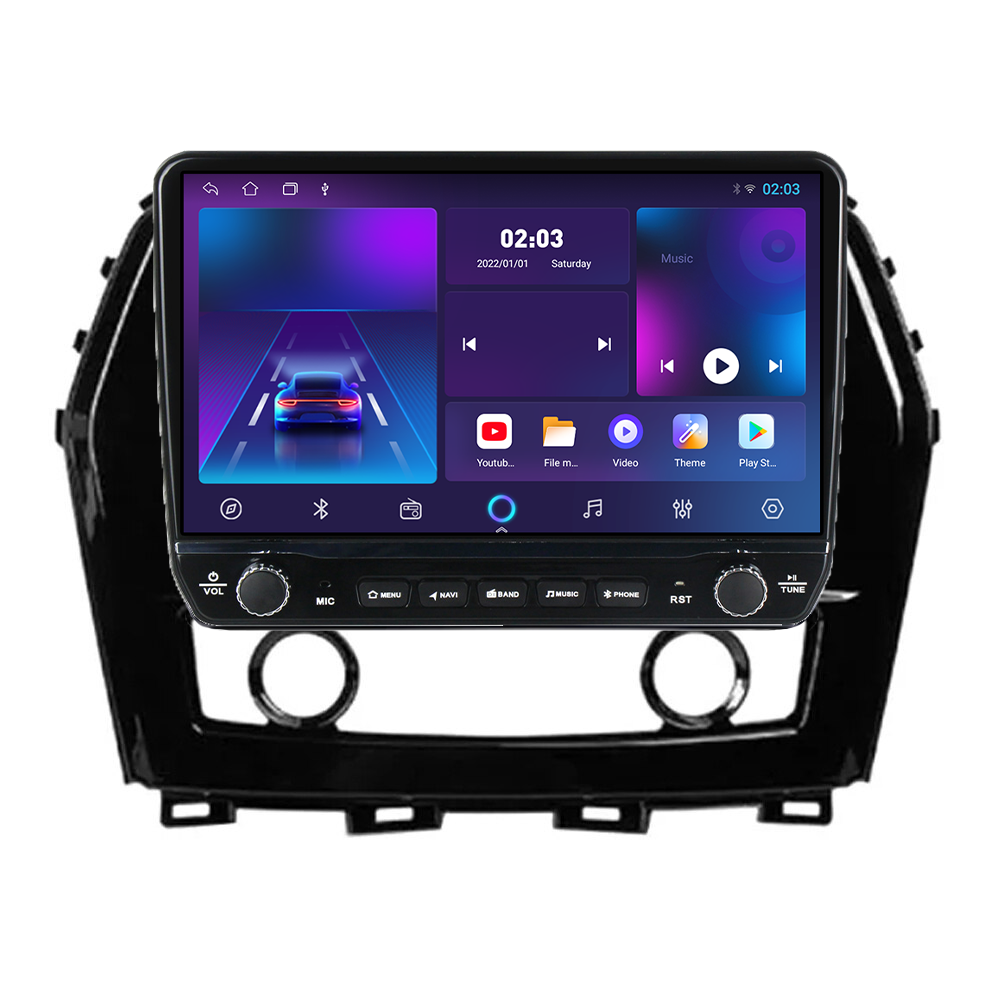 Navigatie dedicata Nissan Maxima 2016-2023 Tesla Cu Butoane Rotative Model 2024, 4GB RAM 64GB ROM, Procesor Quadcore, Android 14, Display QLED 10", DSP, Carplay&AndroidAuto [2]