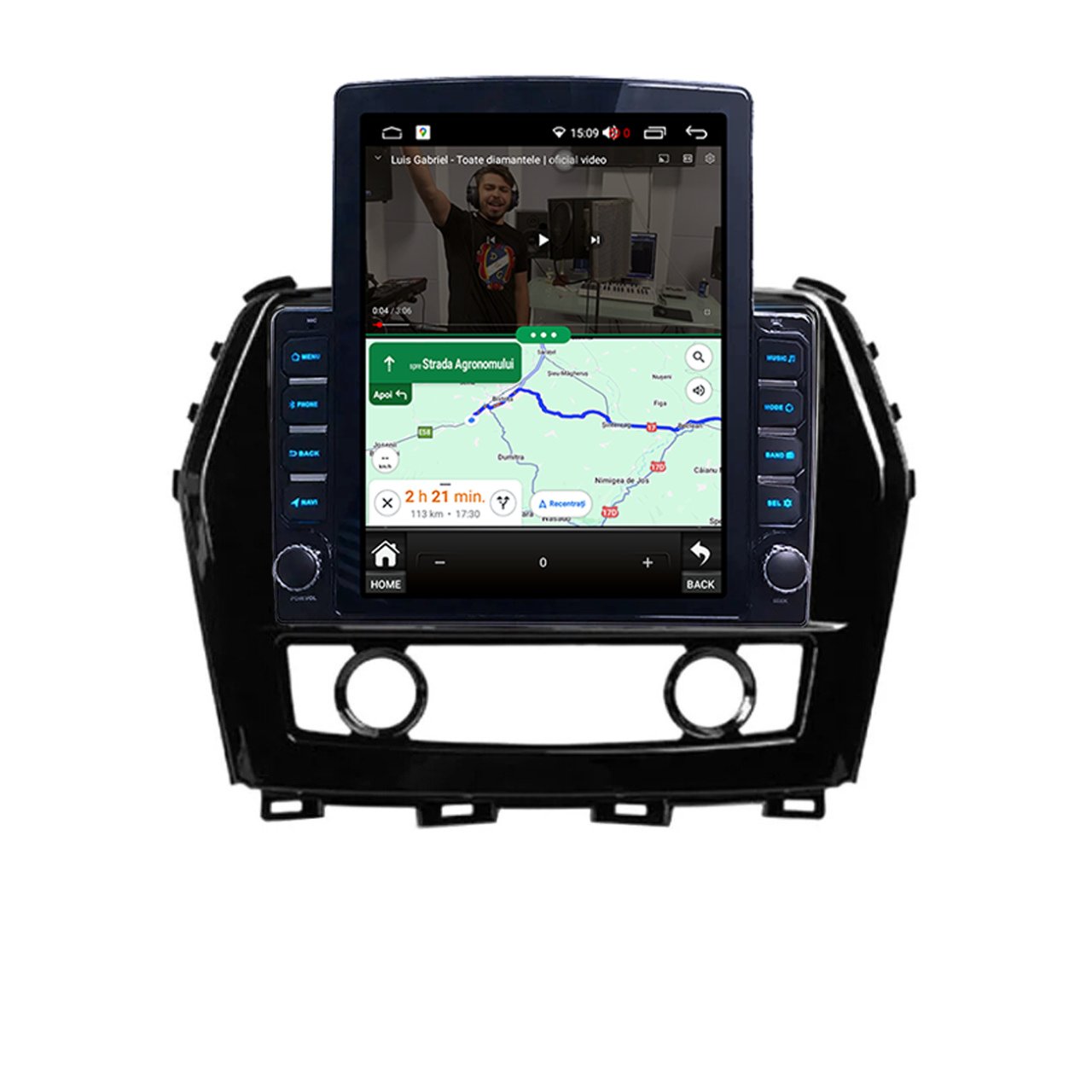 Navigatie dedicata Nissan Maxima 2016-2023 Tesla Style, 4GB RAM 64GB ROM, Procesor Quadcore, Android 14, Display QLED 9.7", DSP, Carplay&Android Auto [5]