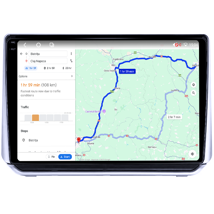 Navigatie dedicata Nissan Altima 2018-2020, 4GB RAM 64GB ROM, Octacore, Android 14, Display QLED 1K 9", Carplay&Android Auto, SIM 4G, Ventilator Activ [4]