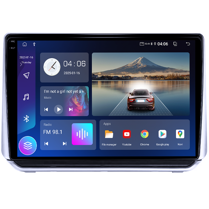 Navigatie dedicata Nissan Altima 2018-2020, 4GB RAM 64GB ROM, Quad Core, Display 9" QLED  Carplay, Android 14, Bluetooth, Magazin Play, Suport Camere AHD [2]