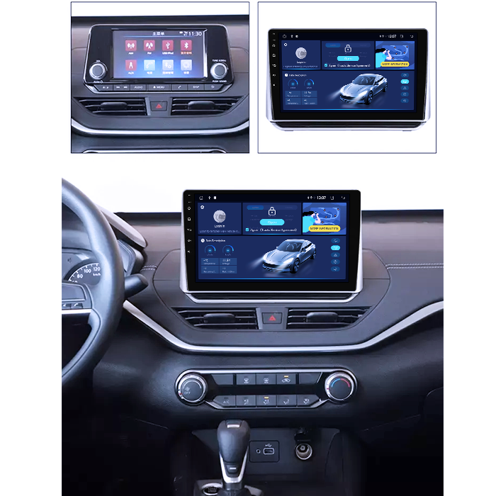 Navigatie dedicata Nissan Altima 2018-2020, 4GB RAM 64GB ROM, Quad Core, Display 9" QLED  Carplay, Android 14, Bluetooth, Magazin Play, Suport Camere AHD [5]