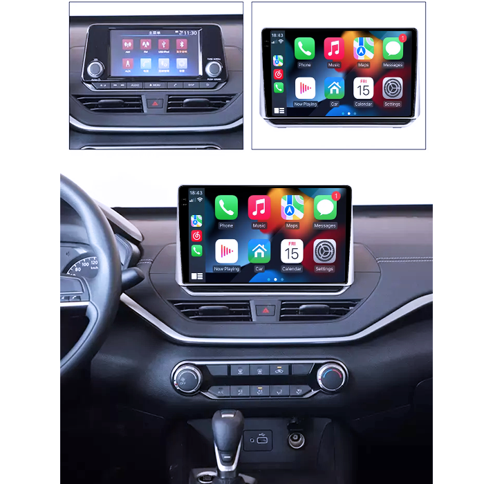 Navigatie dedicata Nissan Altima 2018-2020, 8GB RAM 128GB ROM, Octacore, Platforma TS18, Android 14, Display QLED 9", Suporta camera 360", DSP, Carplay&Android Auto, SIM 4G, Ventilator Activ [6]