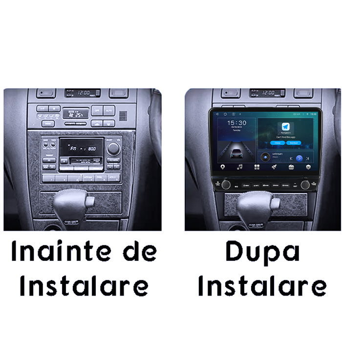 Navigatie dedicata Nissan Cefiro 1994-2000 Tesla cu butoane rotative model 2024, 4GB RAM 64GB ROM, Procesor Quadcore, Android 14, Display QLED 10", DSP, Carplay&Android Auto [5]