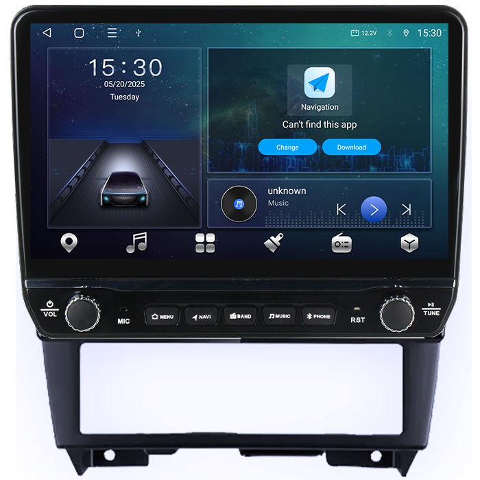 Navigatie dedicata Nissan Cefiro 1994-2000 Tesla cu butoane rotative model 2024, 4GB RAM 64GB ROM, Procesor Quadcore, Android 14, Display QLED 10", DSP, Carplay&Android Auto [7]