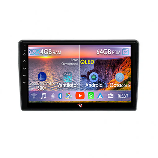 Navigatie dedicata Ford Custom 2013-2022, 4GB RAM 64GB ROM, Octacore, Android 14, Display QLED 9", DSP, Carplay&Android Auto, SIM 4G, Ventilator Activ [1]