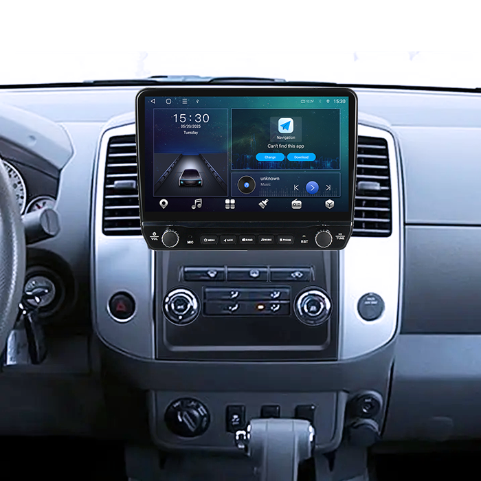 Navigatie dedicata Nissan Frontier 2009-2012 Tesla cu butoane rotative model 2024, 4GB RAM 64GB ROM, Procesor Quadcore, Android 14, Display QLED 10", DSP, Carplay&Android Auto [6]
